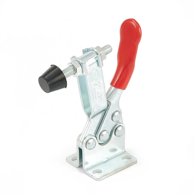 Pince à Bascule Horizontale à Dégagement Rapide - Pour Menuiserie, Bricolage - Capacité 100 Kg - Acier Galvanisé