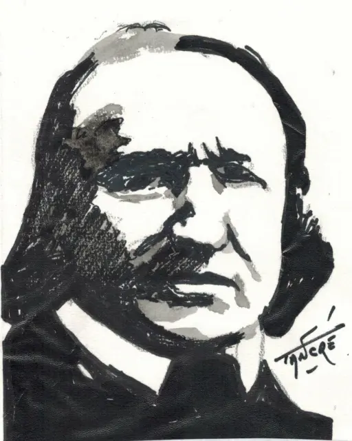 Original portrait of Alfred DE VIGNY