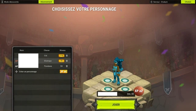 Compte Dofus Lv 200 Elio /82 Sacri /124 Steamer Valence 26000