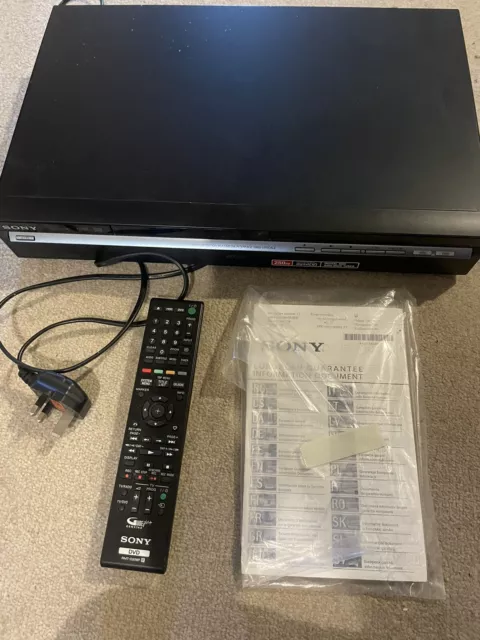 Sony RDR-HXD970 HDD / DVD Recorder 250gb. Freeview, HDMI, USB Remote & Instructi