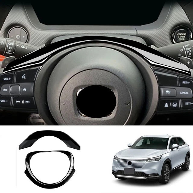 2PZ per Vezel HR-V HRV 2021 2022 Interni Auto Nero Lucido Pannello del Vola L4L7