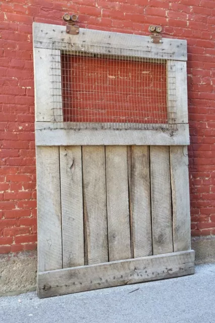 Vintage Barn Door Rollers Farmhouse Industrial Cage Kitchen Loft Bedroom Hallway