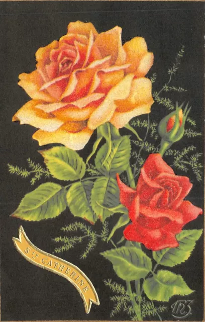 Cartolina Fantasia,Sainte Catherine,Mazzolino Da Rosa