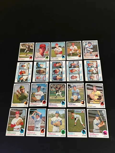 1973 Topps Baseball High Numbers-# 529 & higher -( lot of 20 different)--- - ex.