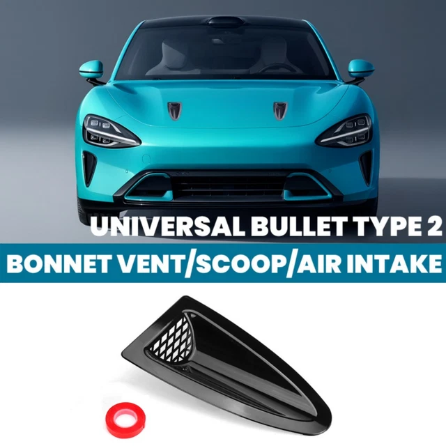 thumbnail image 2 of Universal Type 2 Plastic Bonnet Vent / Scoop – Rally / Time Attack Style – Made In UK 2 of 6