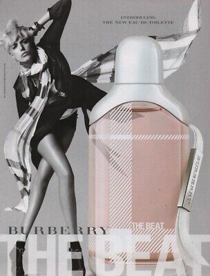 Perfume ad BURBERRY The Beat Femme et Homme 2011 Burberry Publicité papier Parfum 