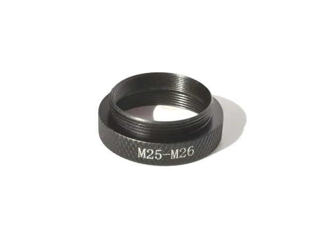 25mm-26mm M25 Male Camera to M26 Female Lens Adapter Ring For mitutoyo to Leica