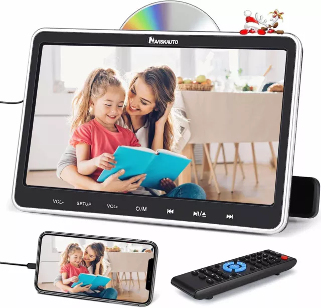 10.1" Auto DVD Player TV Kopfstütze Monitor 1080P HD Bildschirm HDMI Für Kinder 2