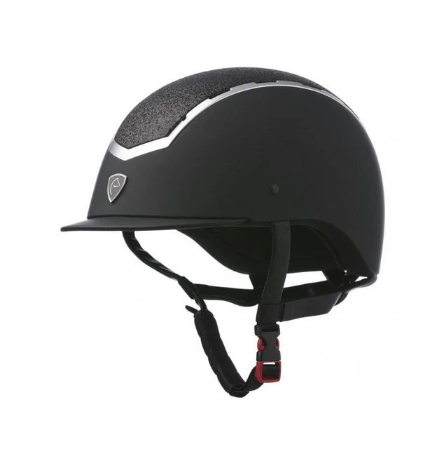 Reithelm INSERT LAMÉ EquiTheme schwarz titan/silber