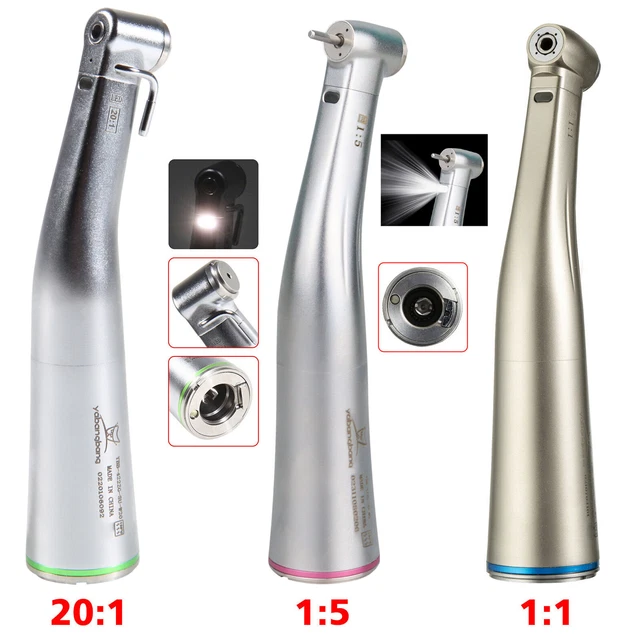 Fibre Optic Dentaire / LED E-générateur Lumière Contre-angle Handpiece