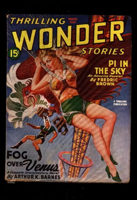 Thrilling Wonder Stories vol 26 # 3 VG/F 5.0 "Fog Over Venus"  Winter 1945 Pulp