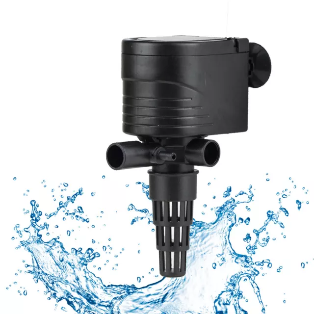 Aquarium Power Head 3 in 1 Submersible Water Pump For Fish Tank Tropical Marine