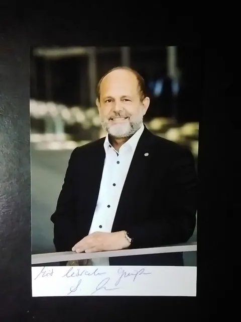 Dr. Stephan Seiter Member of German Bundestag Autographed 4x6 Photo TTM