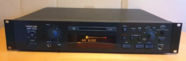 Tascam MD 350 Mini Disc Recorder Player