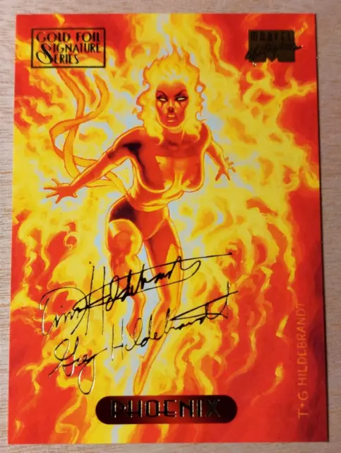 PHOENIX 1994 Fleer Marvel Masterpieces Gold Foil Signature Series NMint+