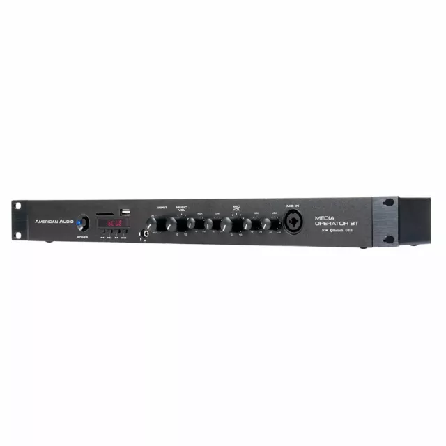 American Audio Media Operator BT USB SD MP3 Bluetooth Rackmount Media Player