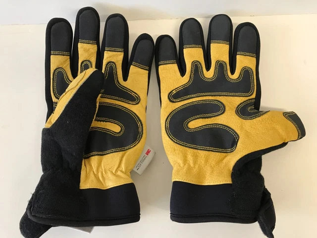 RefrigiWear Warm Tricot Lined Fiberfill Insulated High Dexterity Work Gloves Xl