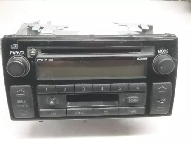 Audio Equipment Radio Receiver CD With Cassette Fits 02-04 CAMRY 362476