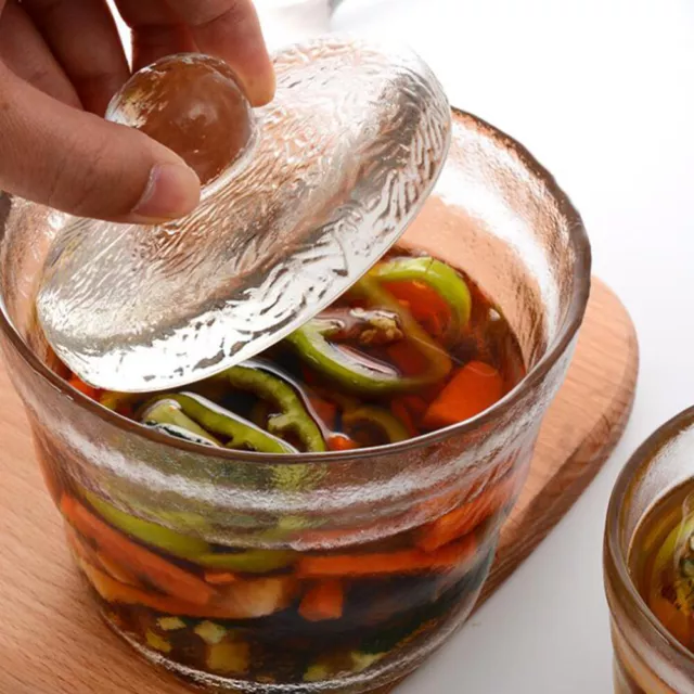 HOME-X Pot à cornichons et olives en forme de sablier, séparateur