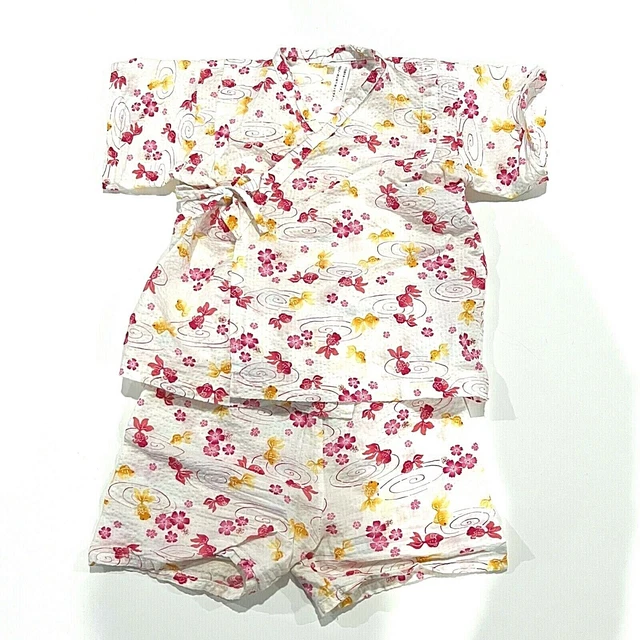 Baby Toddler Girls' Jinbei Yukata Style Two-Piece Set Japanese 95cm