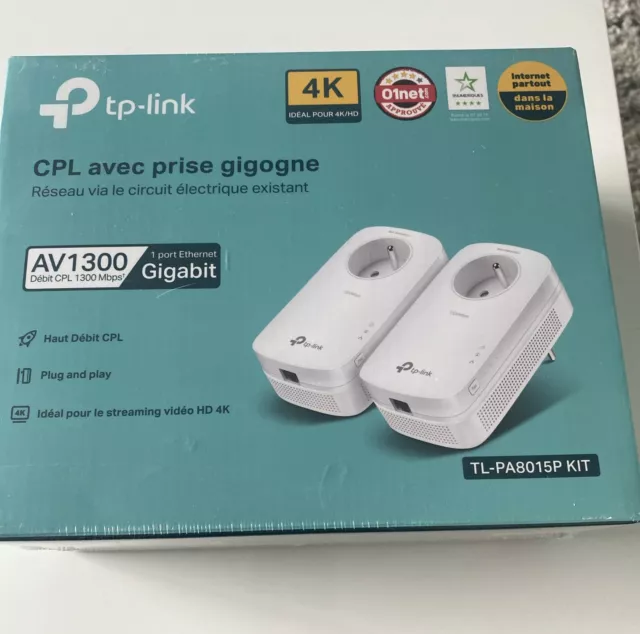 TP-Link CPL WiFi 300 Mbps avec CPL 600 Mbps - TL-WPA4225 KIT