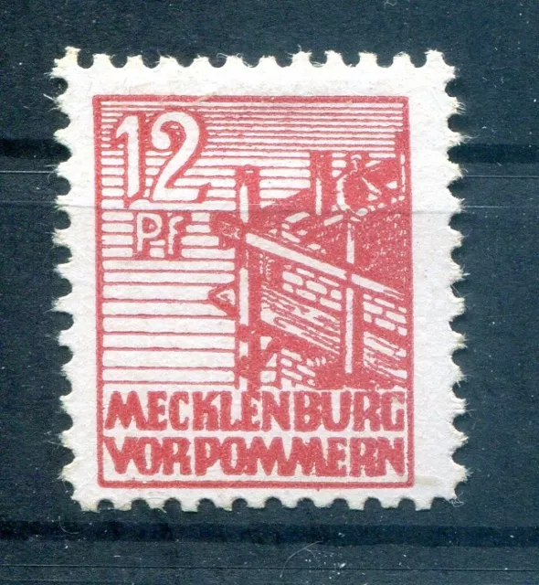 SBZ MeckPom 36xc FARBE ** MNH POSTFRISCH BPP 150EUR (79127