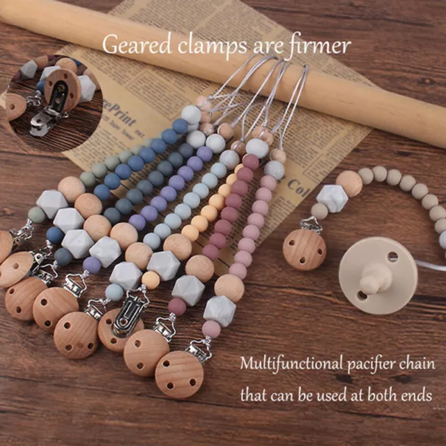 Nipple Clip Pacifier Clips Baby Dummy Clips Anti-drop Chain Holder Sooth □