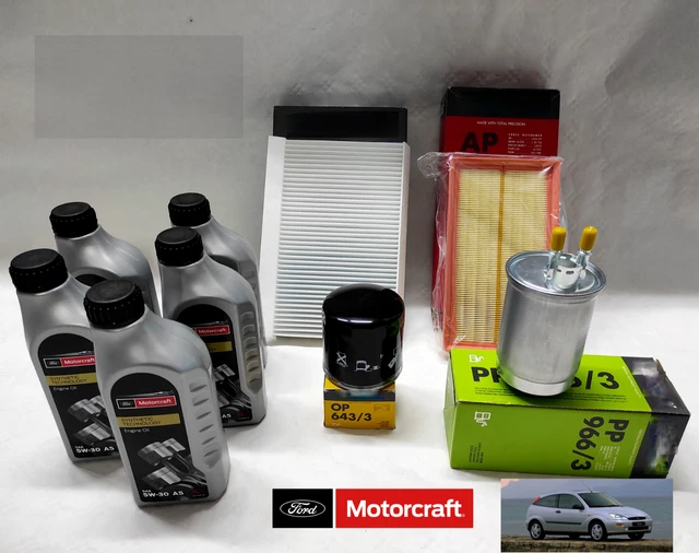 KIT TAGLIANDO FILTRI OLIO ORIGINALE FORD 5W30 FORD S-MAX 2.0 TDCI 96KW 130 CV - Foto 14