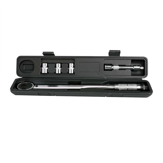 Drehmomentschlüssel 1/2 3/8 Zoll 28-210 Nm Stecknüsse Knarren Steckschlüsselsatz