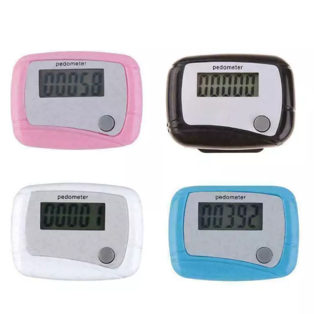 LCD Digital Step Pedometer Walking Calorie Counter Distance Belt Clip R2T3 Best