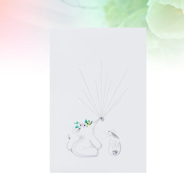 Dibujo Globo Animado Elefante Conejo Fiesta Firma Pintura Hágalo usted mismo Dibujo Firma Dibujo f