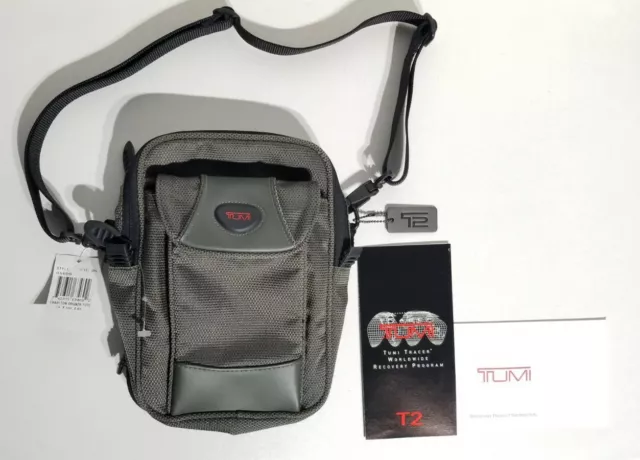 Tumi T2 Steel Green Charlton Organizer Tote 580G Crossbody Sold Out ☆ New