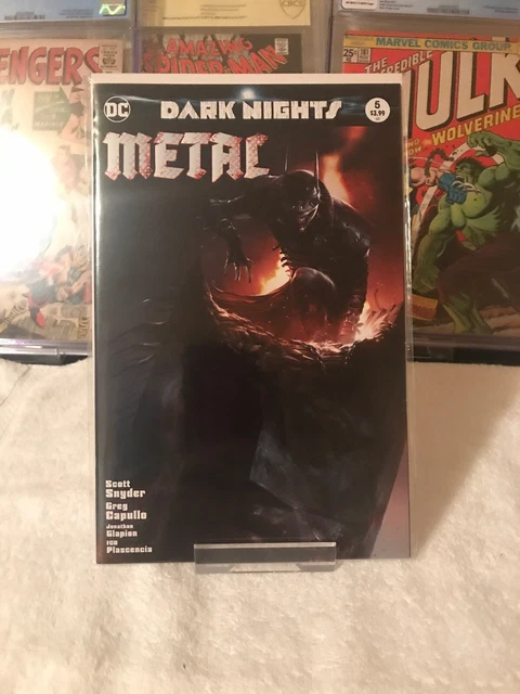 ❌Dark Nights Metal #5 Mattina Trade Dress Variant DC 2017 NEAR MINT 🦇🦇🦇