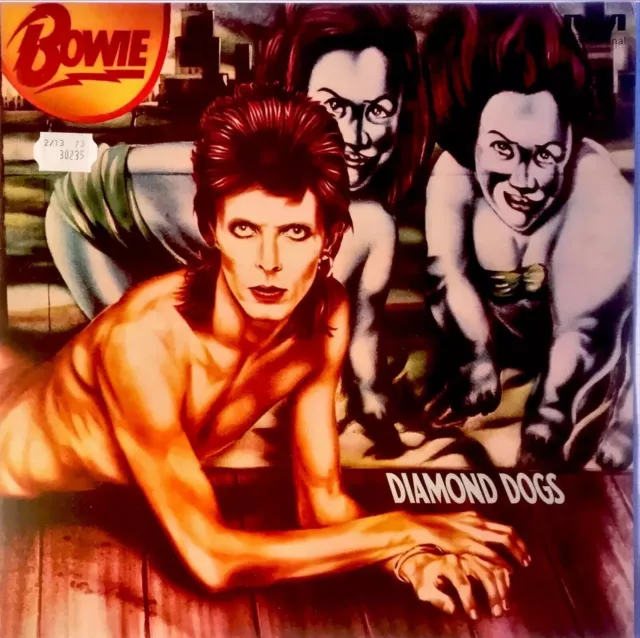 LP - David Bowie - Diamond Dogs- UK (1974) ReIssue