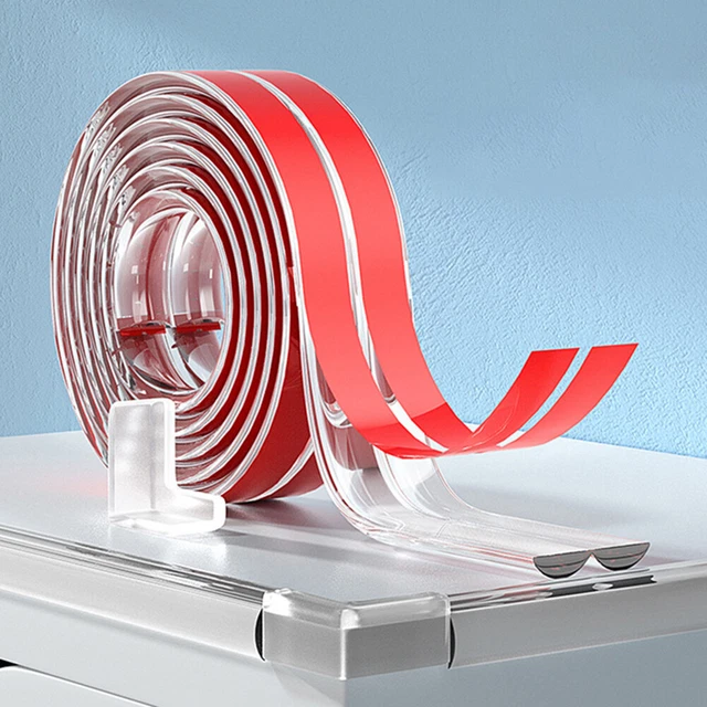 Transparent Furniture Guard Home Baby Anti-collision Protection Strip (10MM*1M) 2