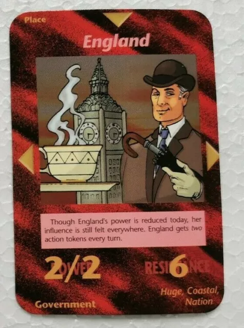 England : Illuminati New World Order Unlimited 1995 Inwo Card Game Steve Jackson