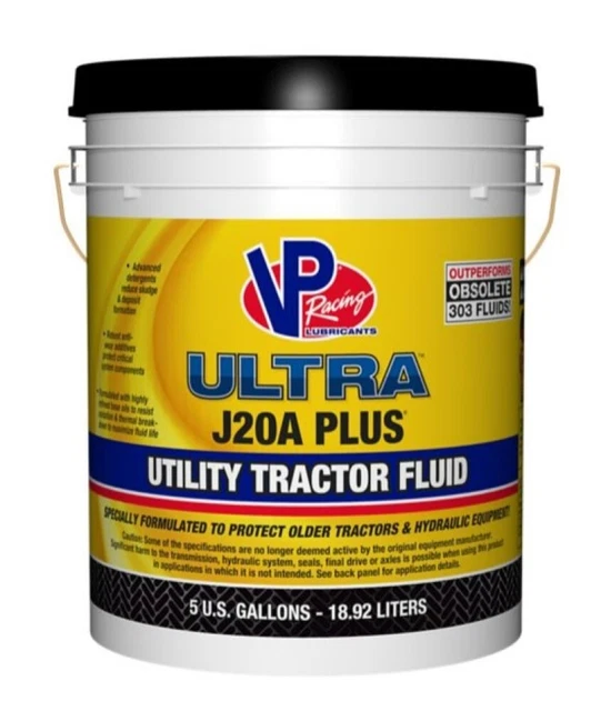 VP Racing Lubricants VP2040114 Ultra J20A Plus Utility Tractor Fluid 5 gal