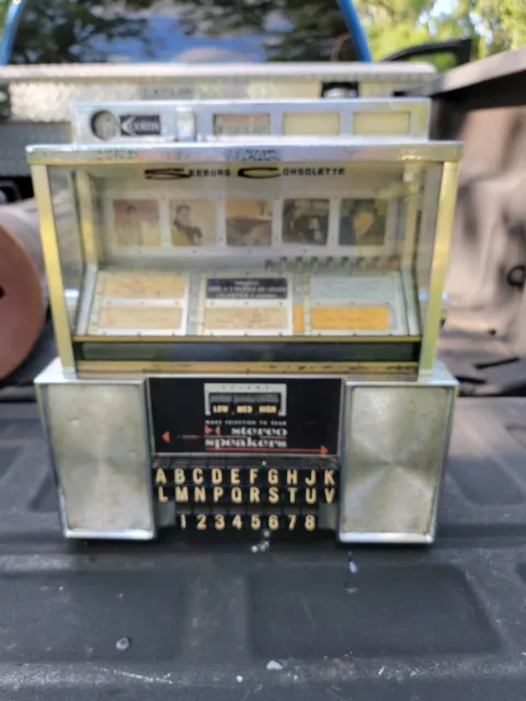 Vintage Seeburg Jukebox Wall Mount Table Top Selector Music Consolette Stereo