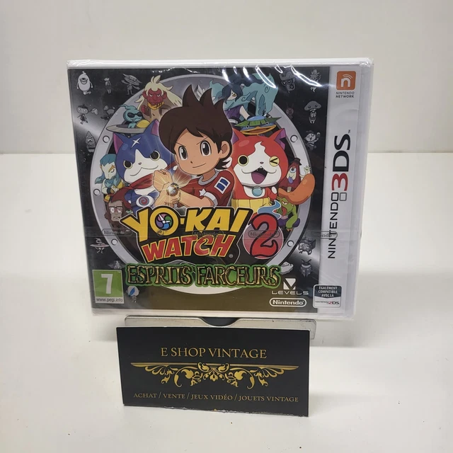 JEU NINTENDO 3DS 2Ds Yo Kai Watch 2 Esprits Farceurs / Neuf Sous