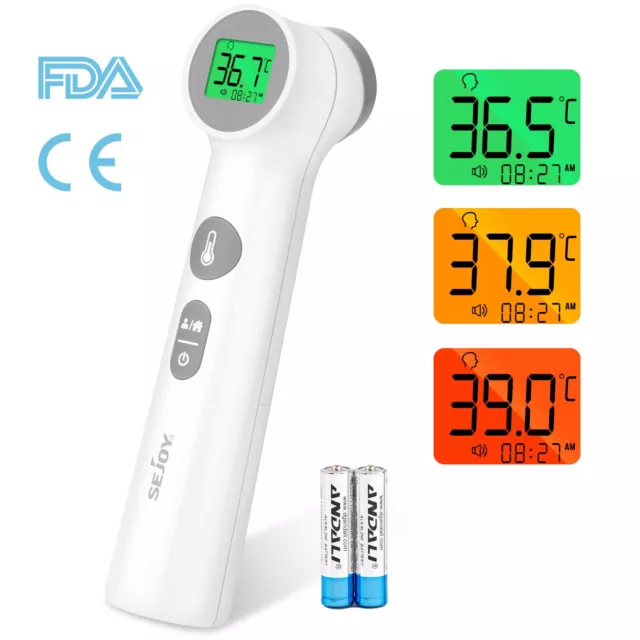 Digital LCD Infared Thermometer Gun Non Contact Forehead Ear Body Temperature AU