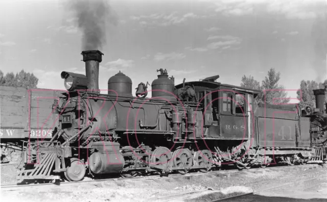 Rio Grande Southern (RGS) Engine 41 - 8x10 Photo