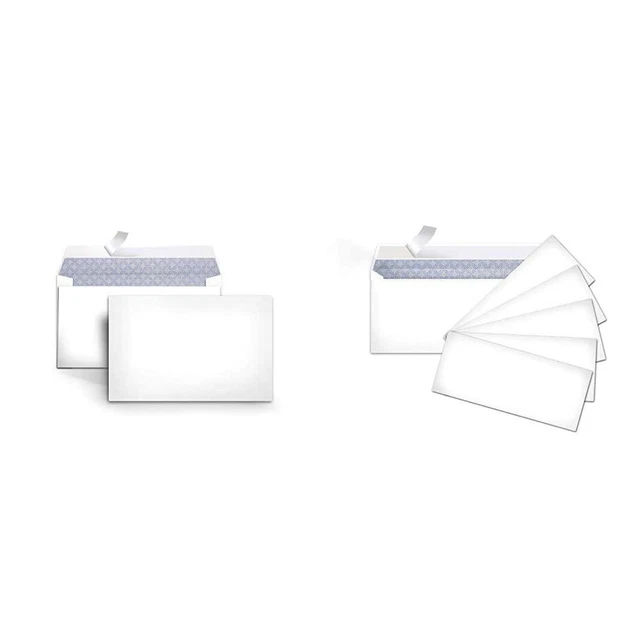 Amazon Basics #6 3/4 Security-Tinted Envelopes with Peel & Seal, 300-Pack and...