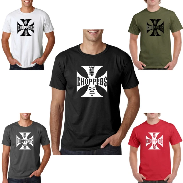 West Coast Choppers - T- SHIRT NERA - MAGLIETTA - BIKERS HARLEY DAVIDSON BIKE