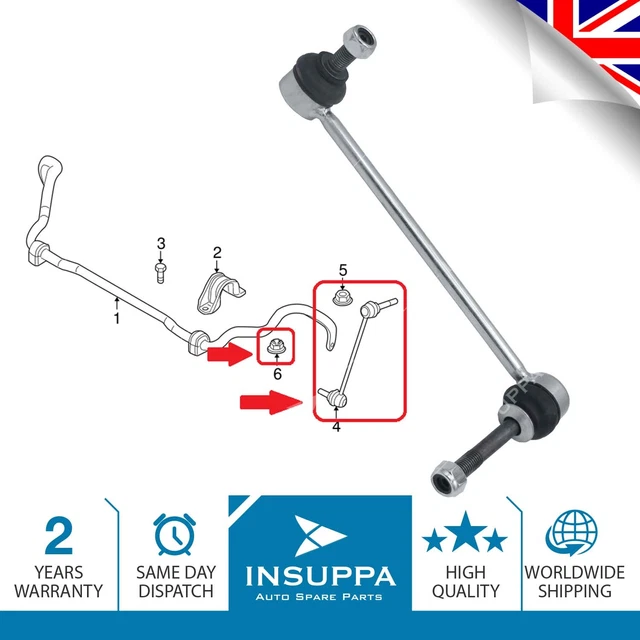 Stabilizer Anti Roll Bar Drop Link Front Axle Right For BMW X6 E71 72 F16 F86 X5