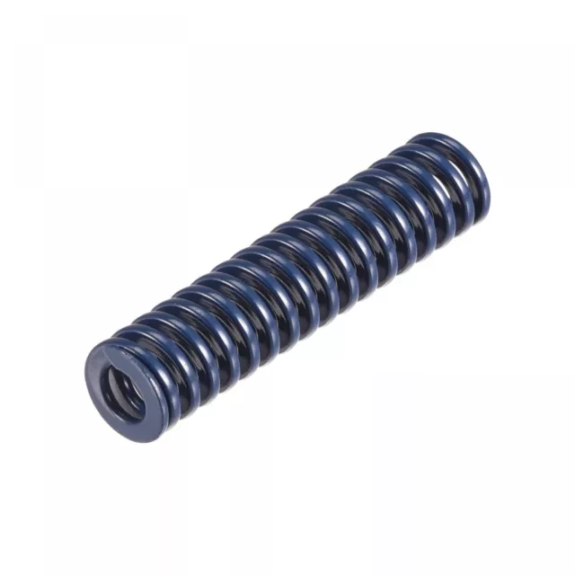 Spring 8mm OD 35mm Long Spiral Stamping Light Compression 3D Printer Blue