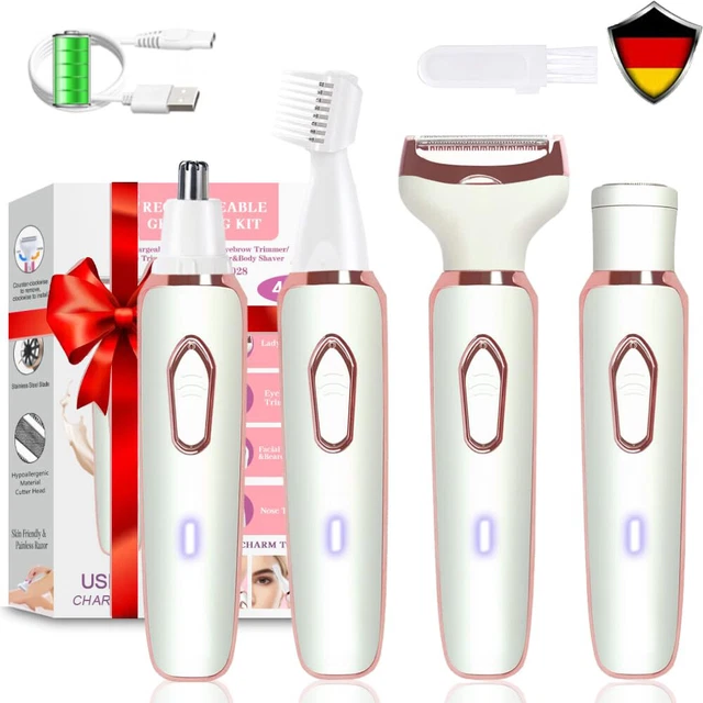 Elektrischer Rasierer für Frauen Ladyshaver Damenrasierer Körperhaartrimmer UK