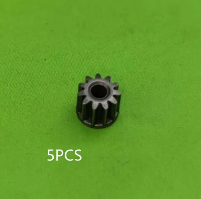 5PCS Spindle Metal Gear Straight 5.3mm 11 Teeth 0.4 Die Hole 2mm for Reduction