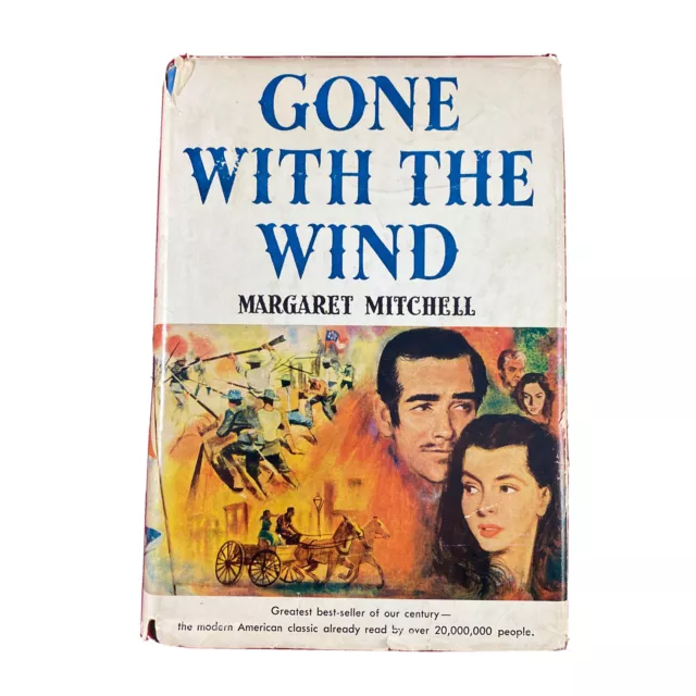 VINTAGE GONE WITH The Wind 1936 Book, Book Club Edition Hardcover W ...