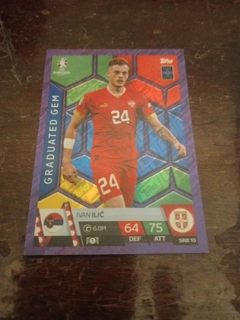 TOPPS MATCH ATTAX UEFA EURO 2024 EM - Blue Ice - Xavi Simons # BI LE 2