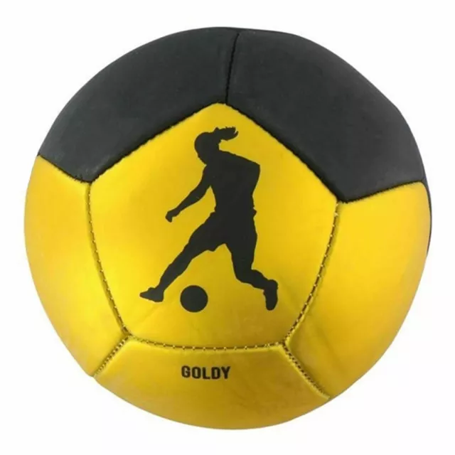 New Kids Football Training & Match Soccer Pitch Ball Size 1 Pumped Golden Colour